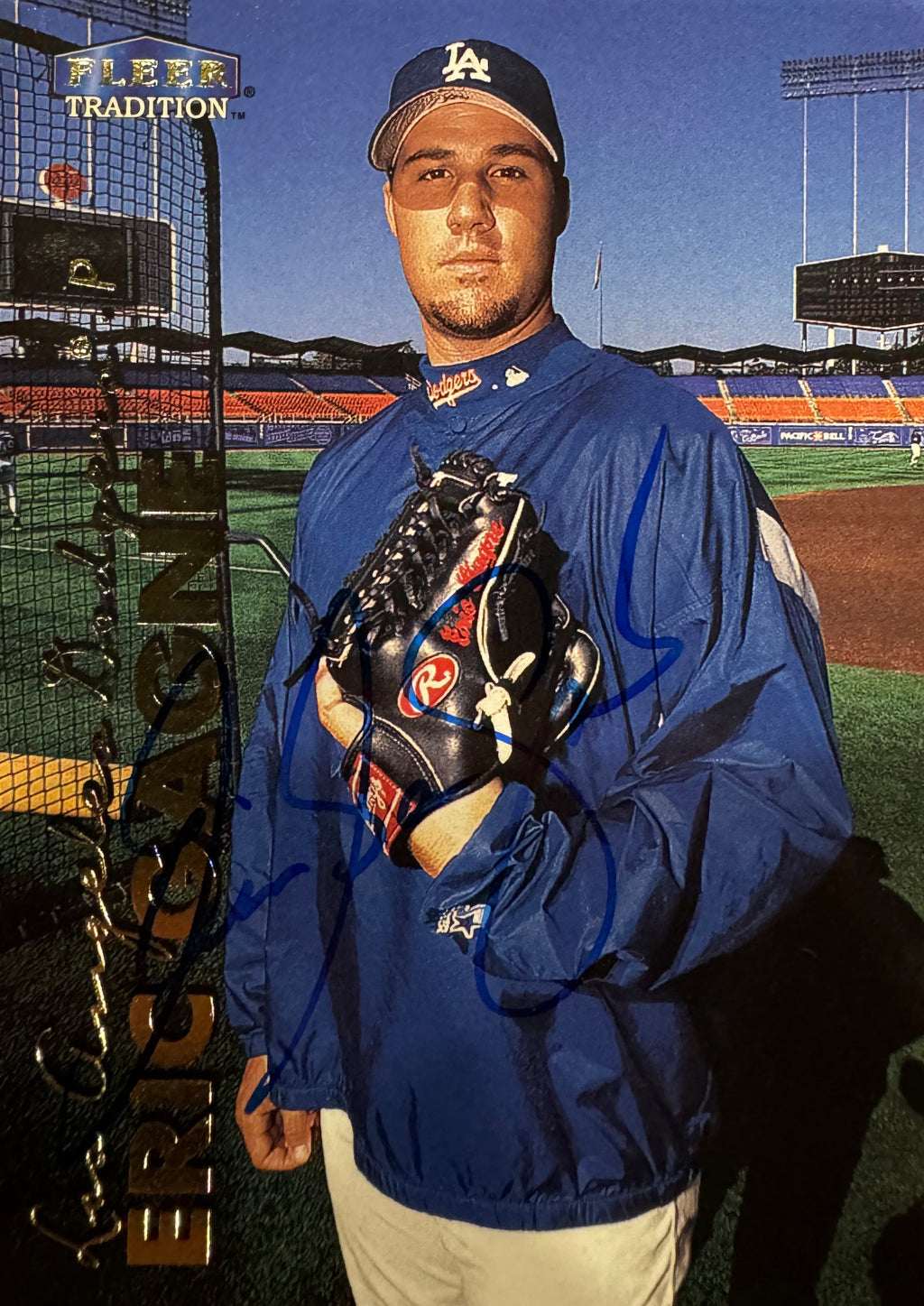 Eric Gagné: Autographed 1999 FLEER TRADITION rookie