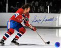 Photo autographié 8x10 Serge Savard Canadiens de Montréal Spotlight
