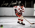 Photo autographié 8x10 Serge Savard All-Star Game Spotlight