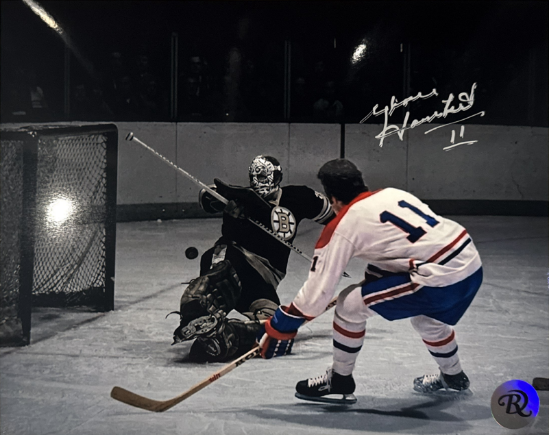 Yvon Lambert: Photo autographié 8x10 Canadiens de Montréal Spotlight