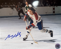 Guy Lapointe: Autographed photo of Montreal Canadiens Slapshot