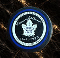Norm Ullman: Rondelle officielle de match Maple Leafs de Toronto autographiée