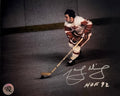 Marcel Dionne: Photo autographiée 8x10 Red Wings de Detroit Spotlight en action