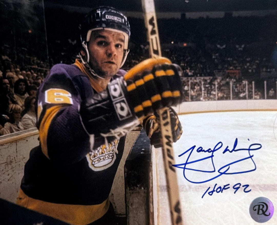 Marcel Dionne: Photo autographiée 8x10 Kings de Los Angeles