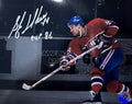 Stéphane Richer: Photo autographié 8x10 Canadiens de Montréal Spotlight Slapshot