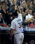 Éric Gagné: Autographed photo 8x10 of Los Angeles Dodgers with CY03