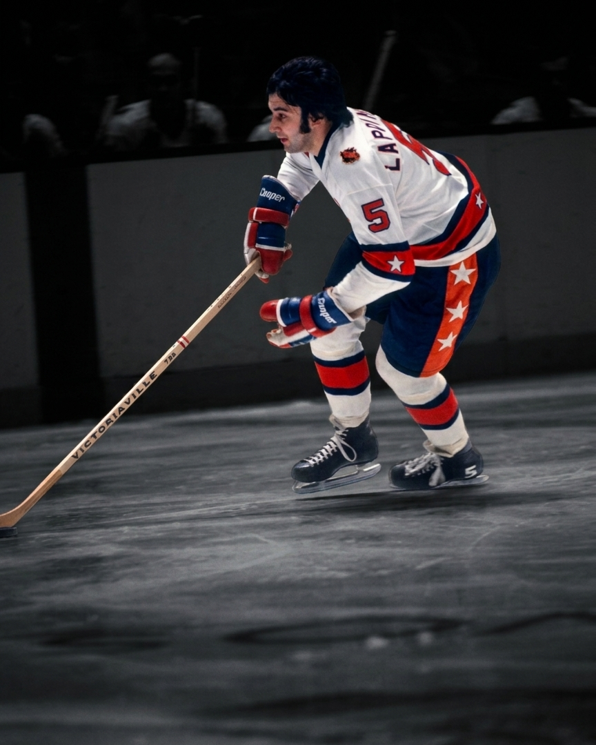 Guy Lapointe précommande: Photo autographié 8x10 All-Star Game spotlight