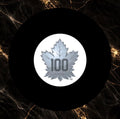 Norm Ullman précommande: Rondelle Maple Leafs de Toronto centenaire autographiée