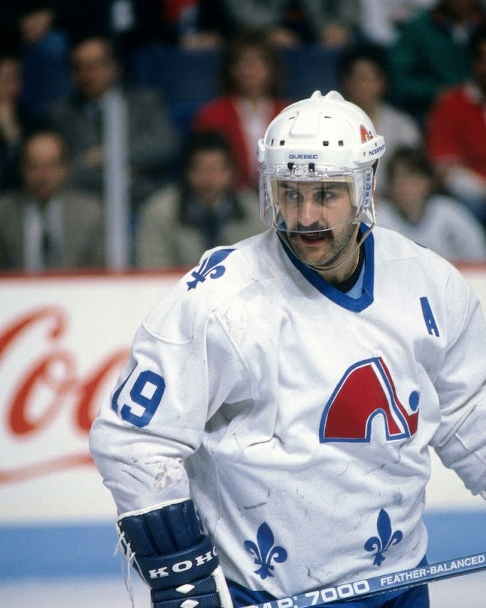 Alain Côté précommande: Photo autographié 8x10 Nordiques de Québec