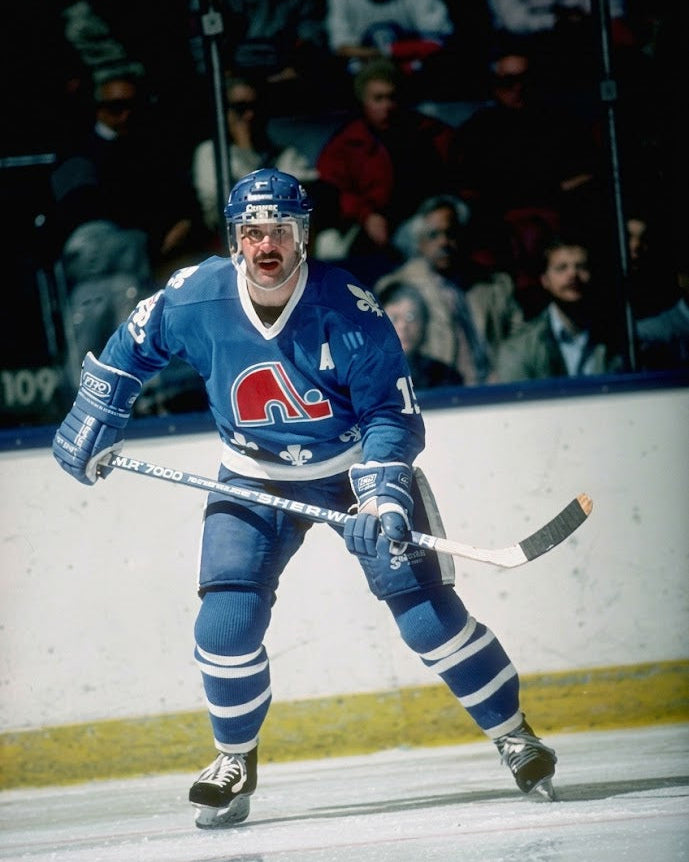Alain Côté précommande: Photo autographié 8x10 Nordiques de Québec