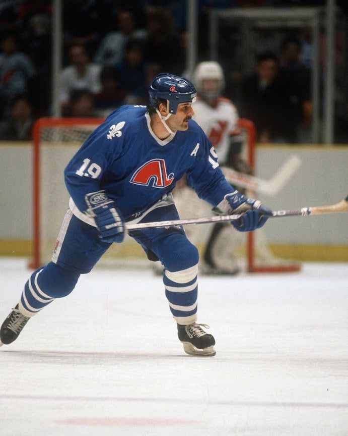 Alain Côté pre-order: Autographed photo 8x10 of Quebec Nordiques