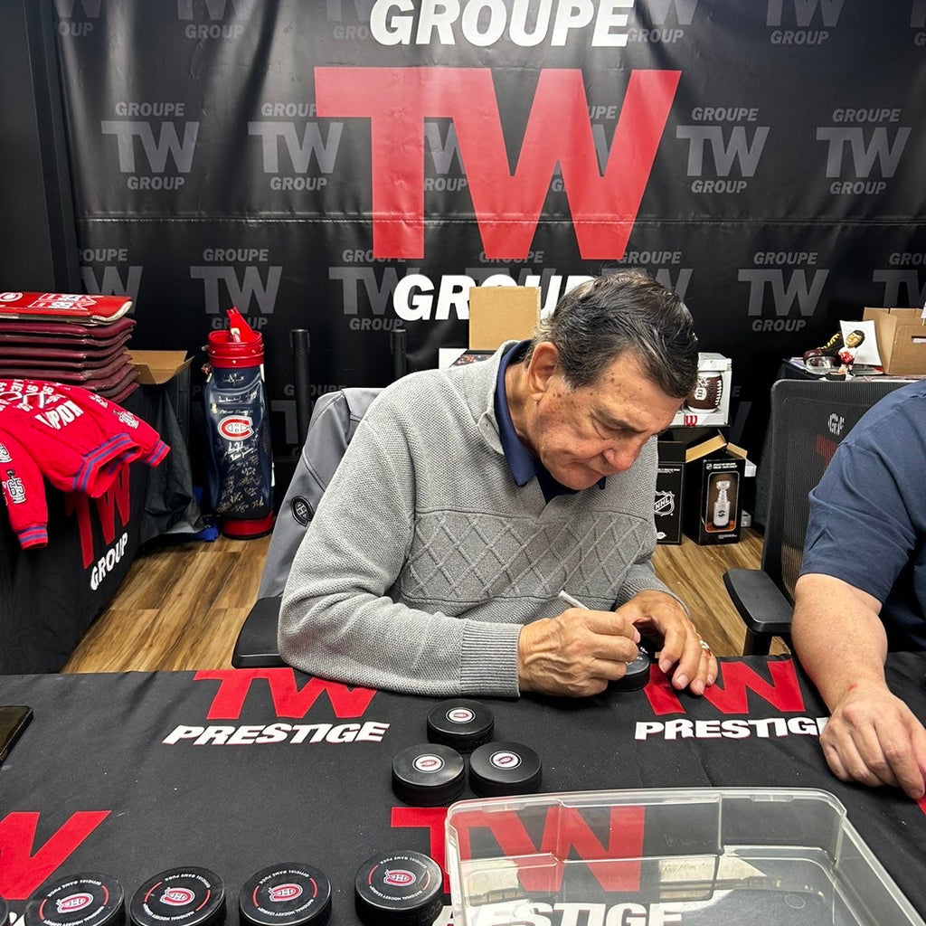 Rondelle autographiée de Serge Savard 72 Summit Series