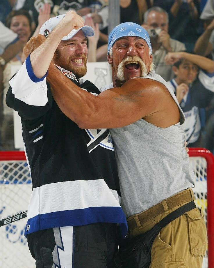 André Roy précommande: Photo autographié 8x10 Lightning de Tampa Bay Celebration