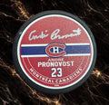 André Pronovost Autographed Montreal Canadiens exclusive name puck