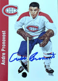 André Pronovost autographed 1994-95 Parkhurst Missing Link #75