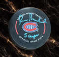 Pierre Bouchard: Rondelle officielle de match autographiée Canadiens de Montréal