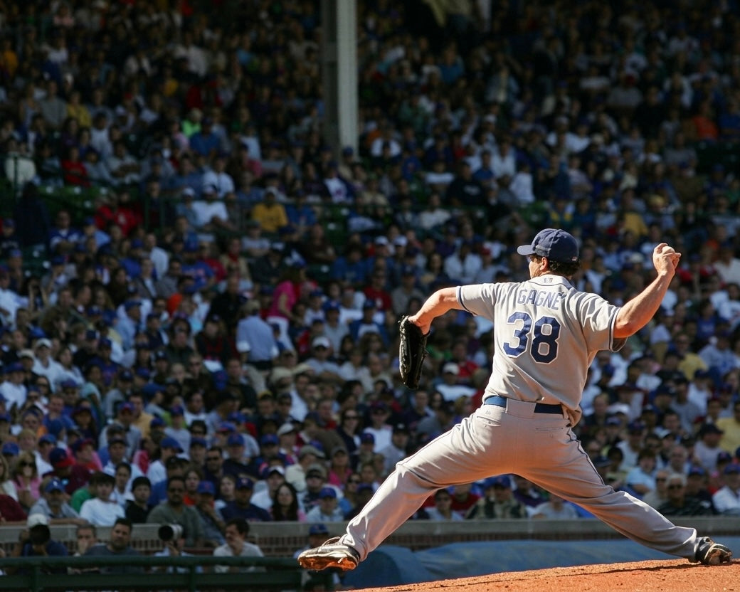 Éric Gagné précommande: Photo autographié 8x10 Dodgers de Los Angeles